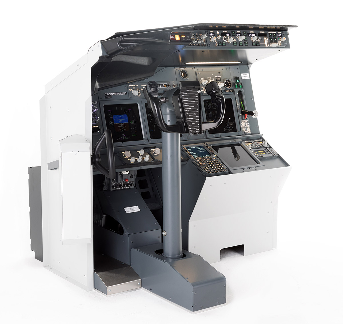 FSC B737NG COCKPIT ONE SEAT COMPACT FRONT 34 RIGHT